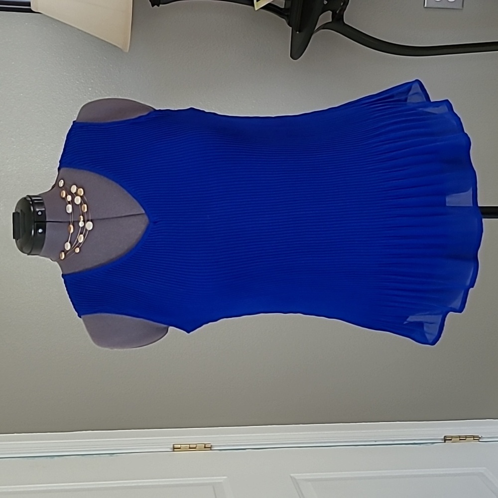 Roz & Ali Pleione, Plisse Pleated Sleeveless top